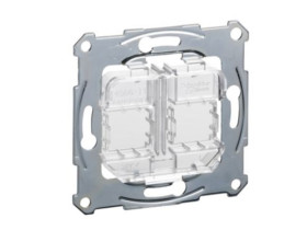 MERTEN Płytka montażowa gniazd modułowych przezroczysty MTN4566-0080 SCHNEIDER ELECTRIC