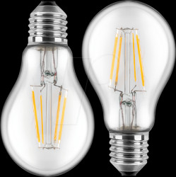 49799 LED lamp E27, 7 W, 810 lm, 4000 K, twin pack