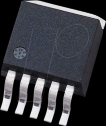 LM2596DSADJG Switching regulator, step-down, adj., 3 A, 4.75-40 Vi, D²Pak-5