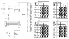 MAX6952 5 x 7 Matrix LED Display Driver