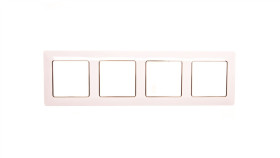 Valena Life Ramka Poczwórna Kremowa/Złota 754064