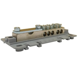 Listwa ekwipotencjalna EPS 4 A - szara bez osłony