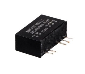 Przetwornica DC-DC, 2W, Uwe 10,8 → 13,2 V DC, Uwy 3.3V dc, Iwy 61 → 606mA, MEAN WELL
