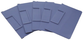 Przegródka do organizerów Od przodu do tyłu Niebieski for use with Pojemnik na półki 234 X 140 mm RS PRO