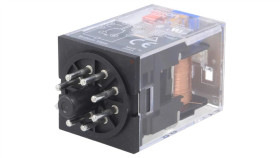 Mks2pi-24Dc Przekaźnik: Elektromagnetyczny Dpdt Ucewki: 24Vdc 10A/250Vac