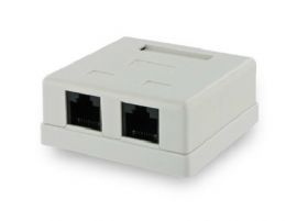 GNIAZDO NATYNK.2*RJ45 DO KEYST