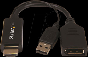 HD2DP HDMI adapter, HDMI plug to DP socket
