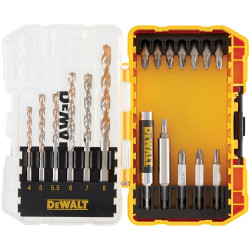 DEWALT DT70712 Extreme Masonry Drill Drive Set, 19 Piece