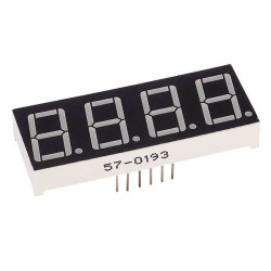 Four-Digit Seven-Segment Display - Red