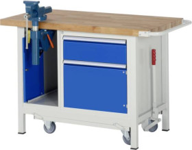 Stół warsztatowy RAU 05 8181A2-127B4F.11, (S x W x G) 1250 x 880 x 700 mm