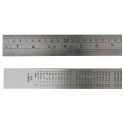 Fisher FR39ME Steel Rule 1 metre / 39in