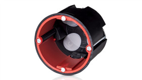 Puszka Przeciwogniowa Z Membraną Hermetyczna Akustyczna Czarna Gł 62 Z...