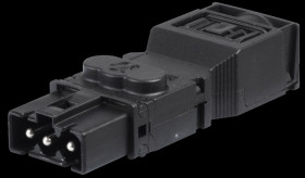 91.932.4053.1 Connector - screw connection, plug, black