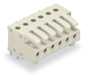 Wtyk PCB 7 -pinowe raster: 3.5mm Nagłówek Kątowy Montaż na płytce drukowanej