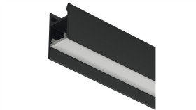 Profil Led Nawierzchniowy, Czarny, 2104 Häfele Lighting, 83395739
