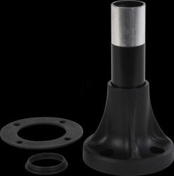 XVBZ02 Support tube with bracket, 80 mm, black