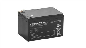 Europower Akumulator 12V Ev 15Ah Żywotność: 6-9 Lat (O Zwiększonej Pojemności)