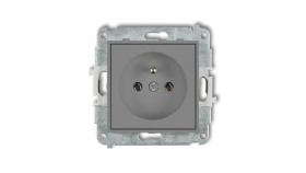 Mini Mechanizm Gniazda Pojedynczego Z Uziemieniem 2P+Z (Bez Przesłon Torów...