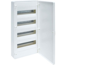 Rozdzielnica natynkowa 48 modułowa 4x12M drzwi pełne IP40 golf VS412PD HAGER