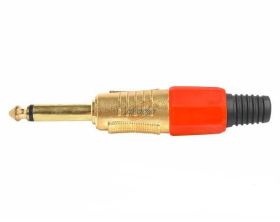 6.3 WTYK MONO ZŁOCONY Z ODGIETKĄ CZERWONY