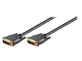 Kabel DVI-I (24+5) wtyk,z obu stron 3m czarny 69210