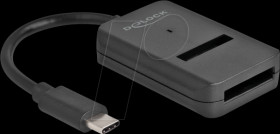 64198 USB 3.1 Converter, USB-C to M.2 SATA / NVMe, 10 cm