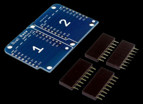 Opencircuit WeMos D1 mini Dual base shield