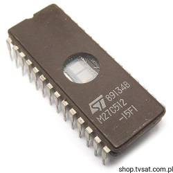 M27C512-15F1 512Kbit UV EPROM DIP28CW STM USED
