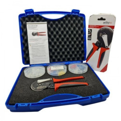 Zaciskarka końcówek tulejowych Professional electric 0,08‑16mm2 41246 + 2200 sztuk tulejek + WALIZKA W105 ENERGOTYTAN