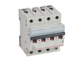 Wyłącznik nadprądowy C 40A 4P 6kA S 304 TX3 403566 LEGRAND
