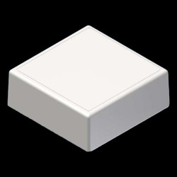 Teko - seria SMART (SR170.7) - uniwersalna obudowa w kolorze białym (111,1 x 111,1 x 43,4 mm)