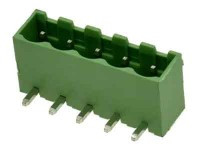 TLP-CPM5K Wtyk do druku do gniazda CPF, 5pin, kątowy, raster 5,08 mm - z bocznymi ściankami