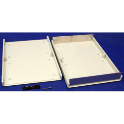 Hammond 1598FGY Instrument Enclosure FRABS 250x160x40mm Flame Retardant Grey