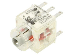 Element stykowy Styki: NC x2 IP00 3mm BZLOO5