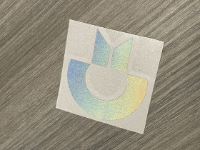 Chicken Lips holographic decal