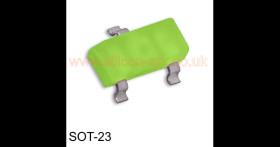 KM-23SGD GREEN diffused surface mount LED - Kingbright