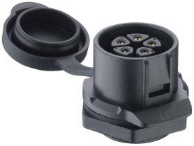 Lutronic 2620 05 T22CB100 Złącze okrągłe złącze żeńskie proste 1 szt.