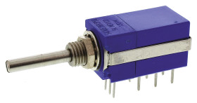 Potencjometr 5kΩ typ Obrotowy Bourns średnica wału 3,18 mm 0.5W długość wału 22.2mm Montaż panelowy