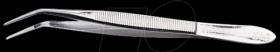 Pointed tweezers 160mm, curved