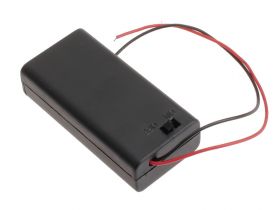 Koszyk na baterie 2xAA +pokrywa+wył /426