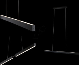 76989 Aptare LED pendant light fixture, 2700 K, 2050 lm, 2x16.5 W, dim