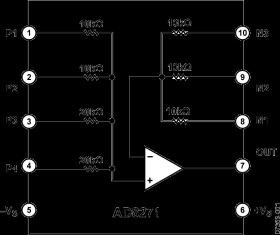 Programmable Gain Precision Difference Amplifier
