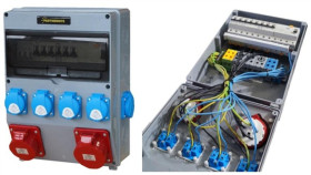 Rozdzielnica Przemysłowa 40A, Erp40ab2pl - Przelotowa, Gniazda: 1X Cee 32A,...