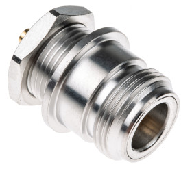 Złącze koncentryczne Montaż na panelu Żeński 50Ω typ złącza Złącze N 0 to 11GHz Lutowane