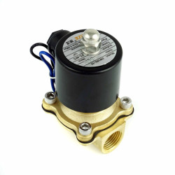 Elektrozawór 12V 1/2" półcalowy zawór elektryczny NC DN15