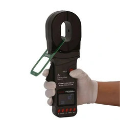 EU Bezpośredni tester rezystancji uziemienia FR2000A+ z dociskiem 0,01Ω-200Ω Tester rezystancji pętli 300 zestawów danych