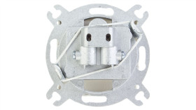 Karo Gniazdo Antenowe Rtv-Sat Przelotowe Ecru Perłowy Gpa-Ssp/M/42