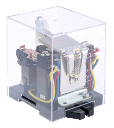 Przekaźnik mocy 110V ac DPDT Omron 5 A 6.4W, Wciskane 160Ω Wciskane