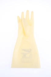Rękawice elektroizolacyjne rozmiar: 9 materiał: Lateks zastosowanie: Electrical Protection