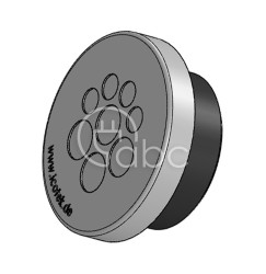 Przepust kablowy niedzielony KEL-DPZ 40, na 8 przewodów, 43741